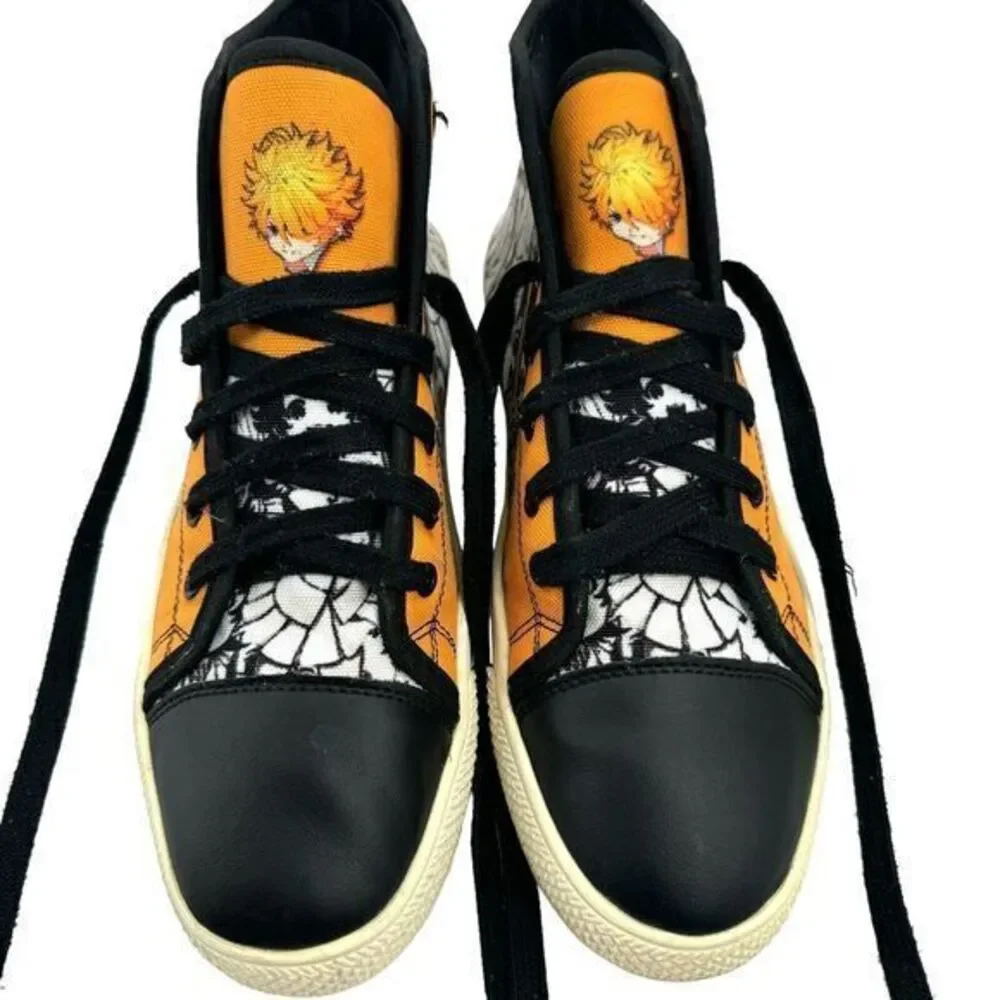 Emma Manga Anime Lovers The Promised Neverland Unisex Sneakers High Top M 8/W9.5